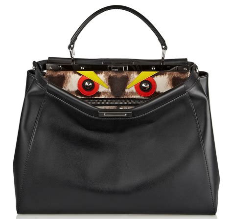 replica fendi monster tote bag|fendi peekaboo dupe bag.